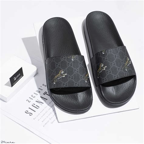 replica gucci tiger shoes|Gucci Slide GG Supreme Tigers Men's .